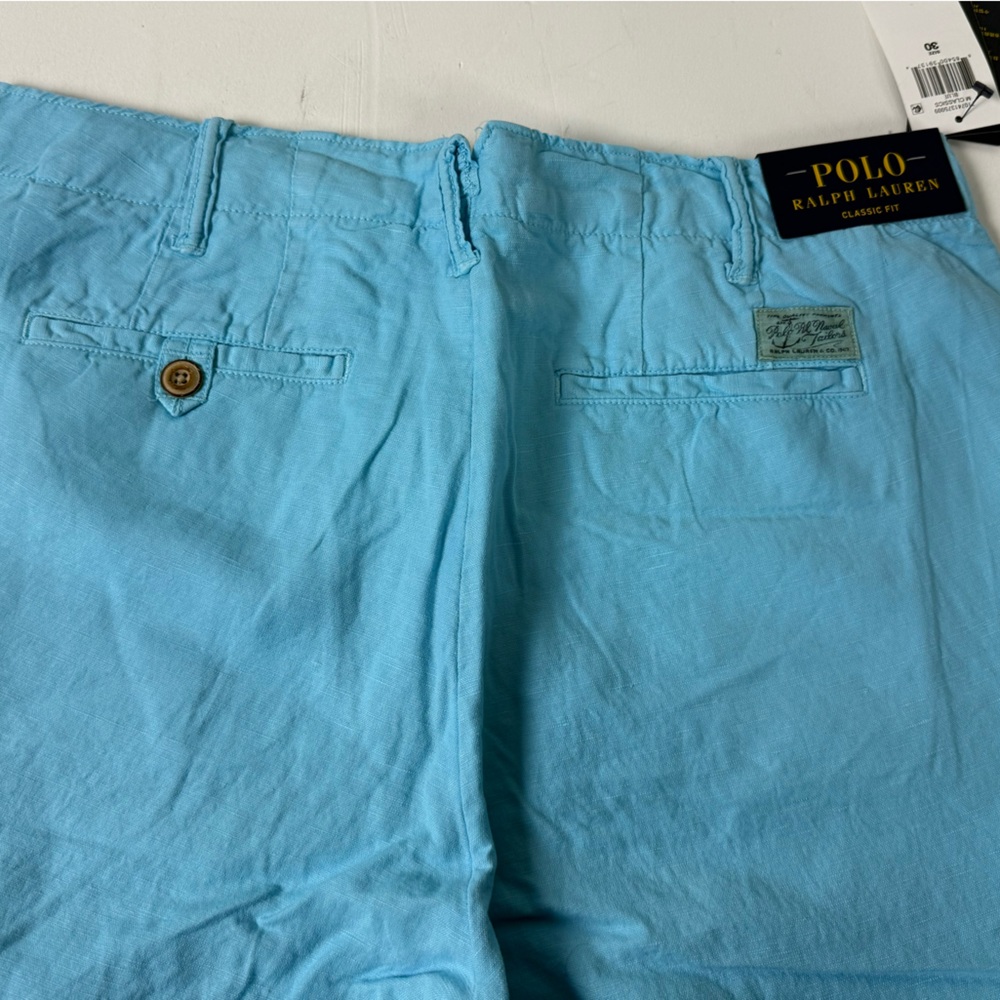 Polo Ralph Lauren Shorts RL NWT New Linen Cotton Maritime Nautical Lightweight - Picture 8 of 8
